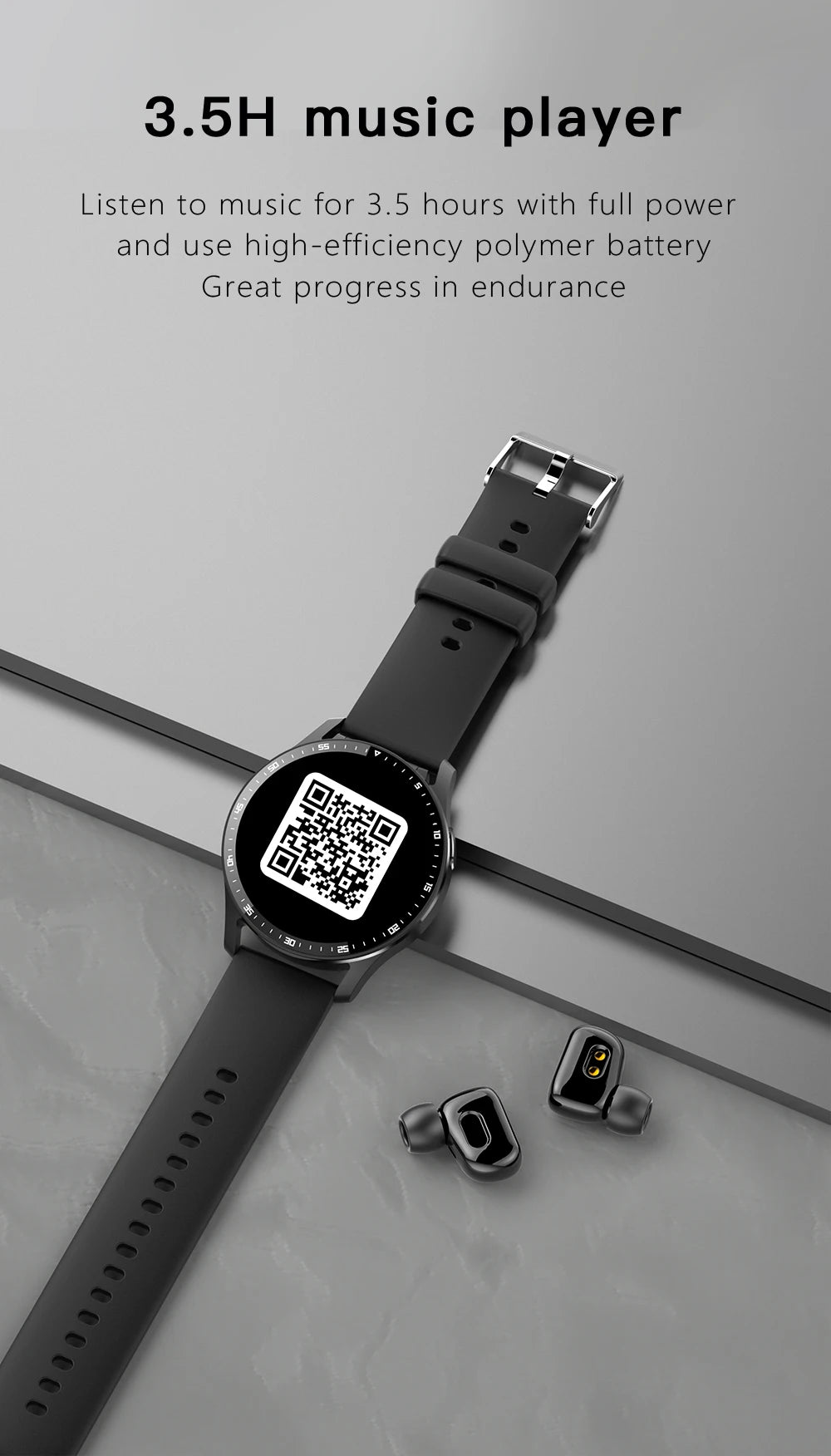 X7 2-in-1 Smart Watch with Earbuds