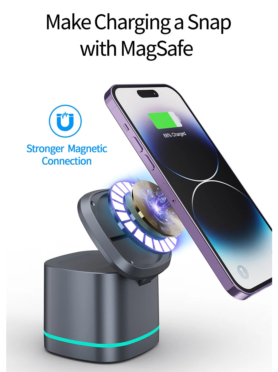 Transparent 3-in-1 Charger