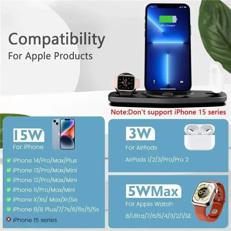 Foldable 3-in-1 Charger