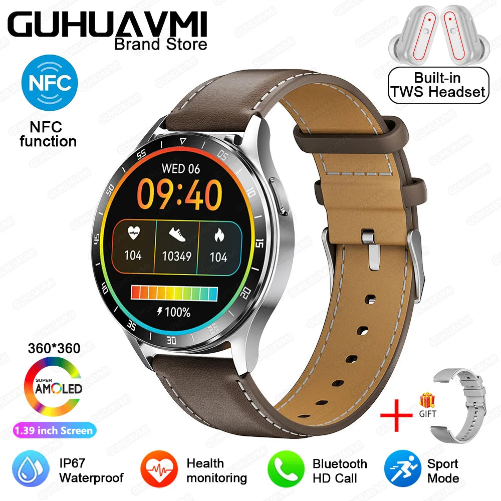 HUAWEI New 2-in-1 Smartwatch with Earbuds