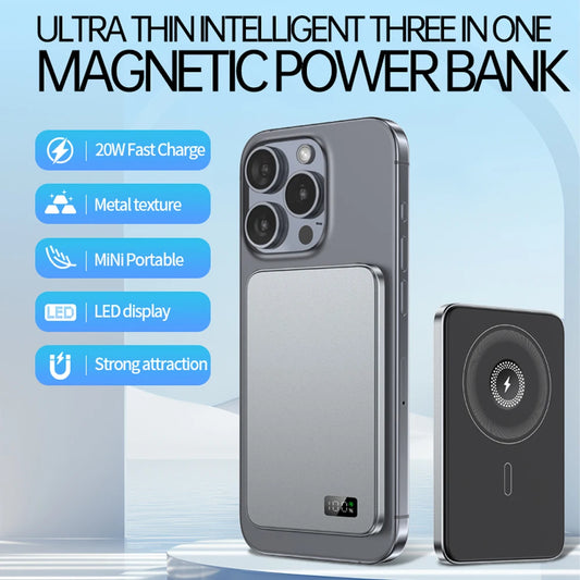 3-in-1 Magnetic Power Bank