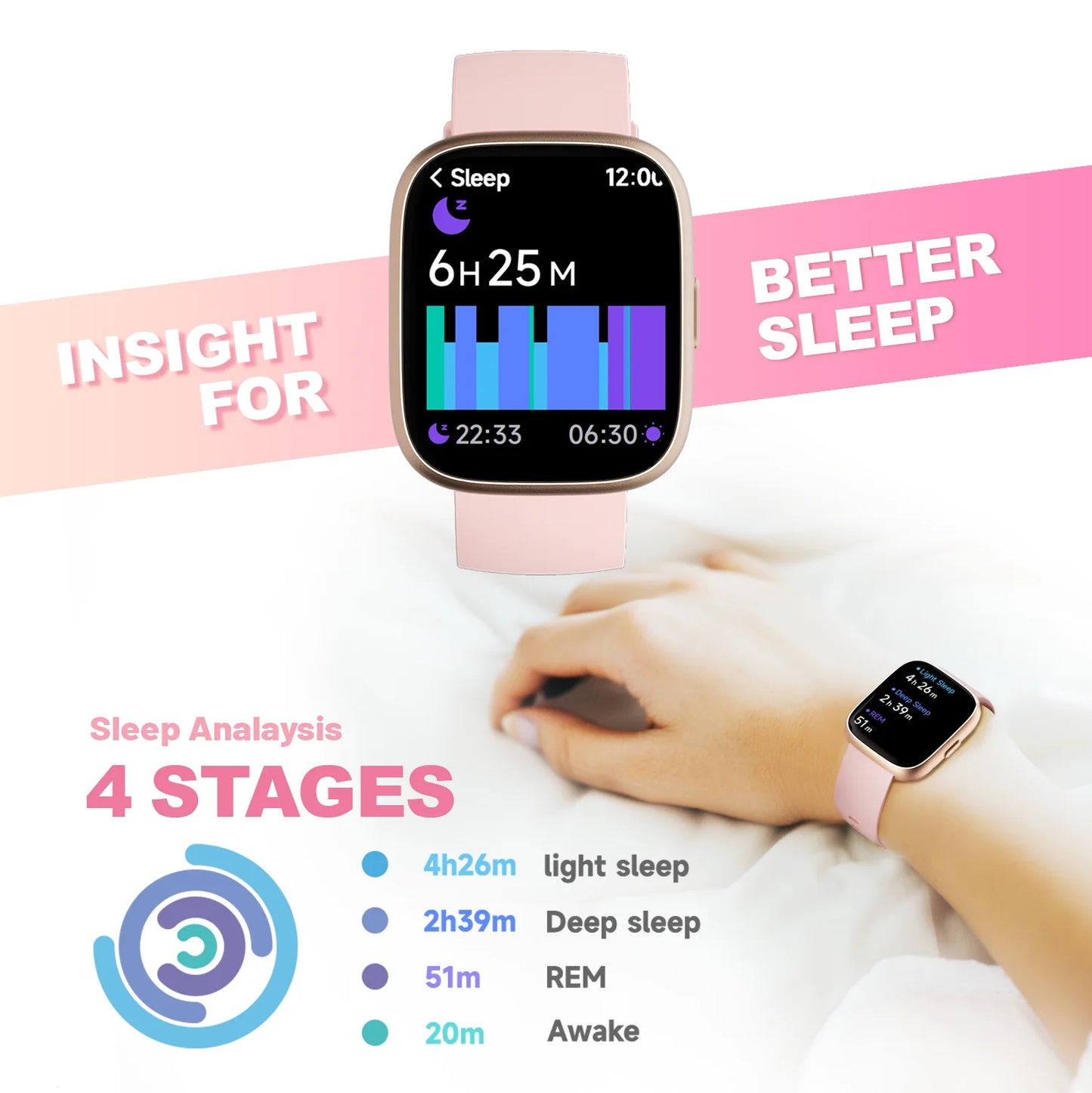 TOOBUR Smart Watch with Alexa Built-In