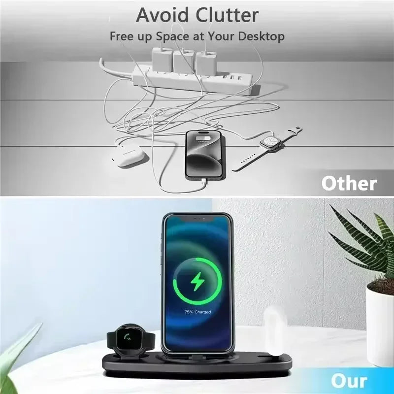 Foldable 3-in-1 Charger