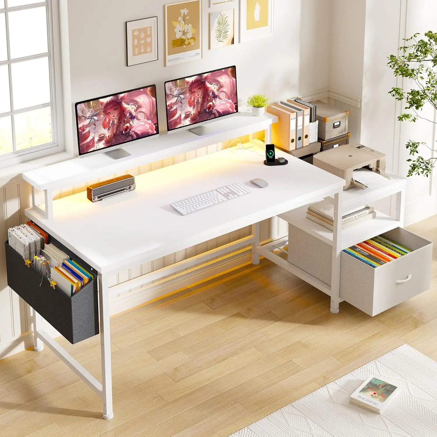 56.5" Computer Desk