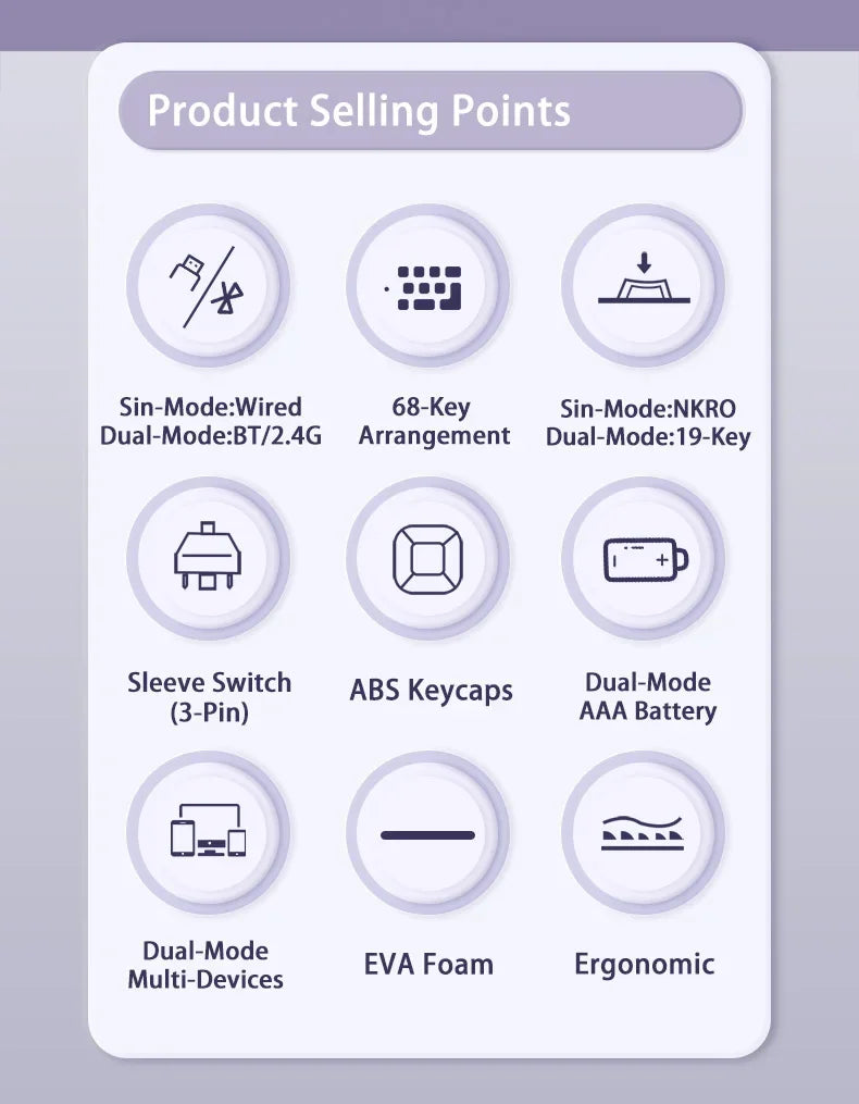 AJAZZ AK680 Mechanical Keyboard