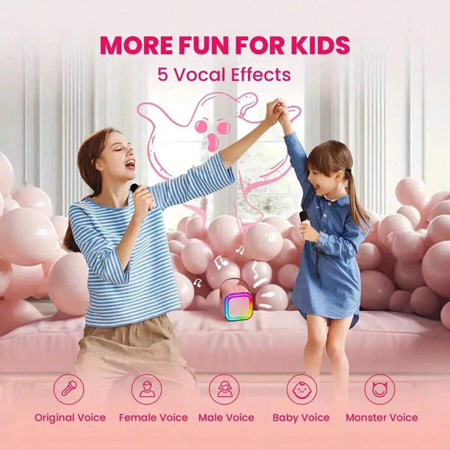 K12 Karaoke Machine with Wireless Microphones