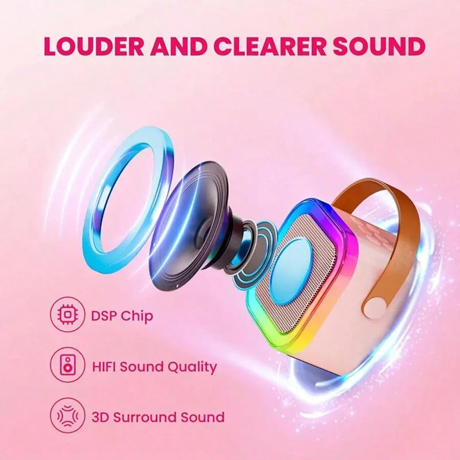 K12 Karaoke Machine with Wireless Microphones