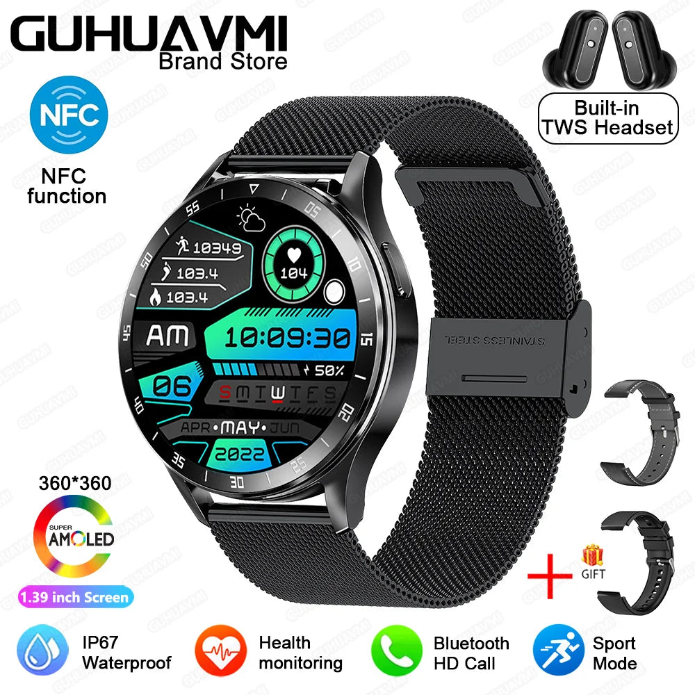 HUAWEI New 2-in-1 Smartwatch with Earbuds