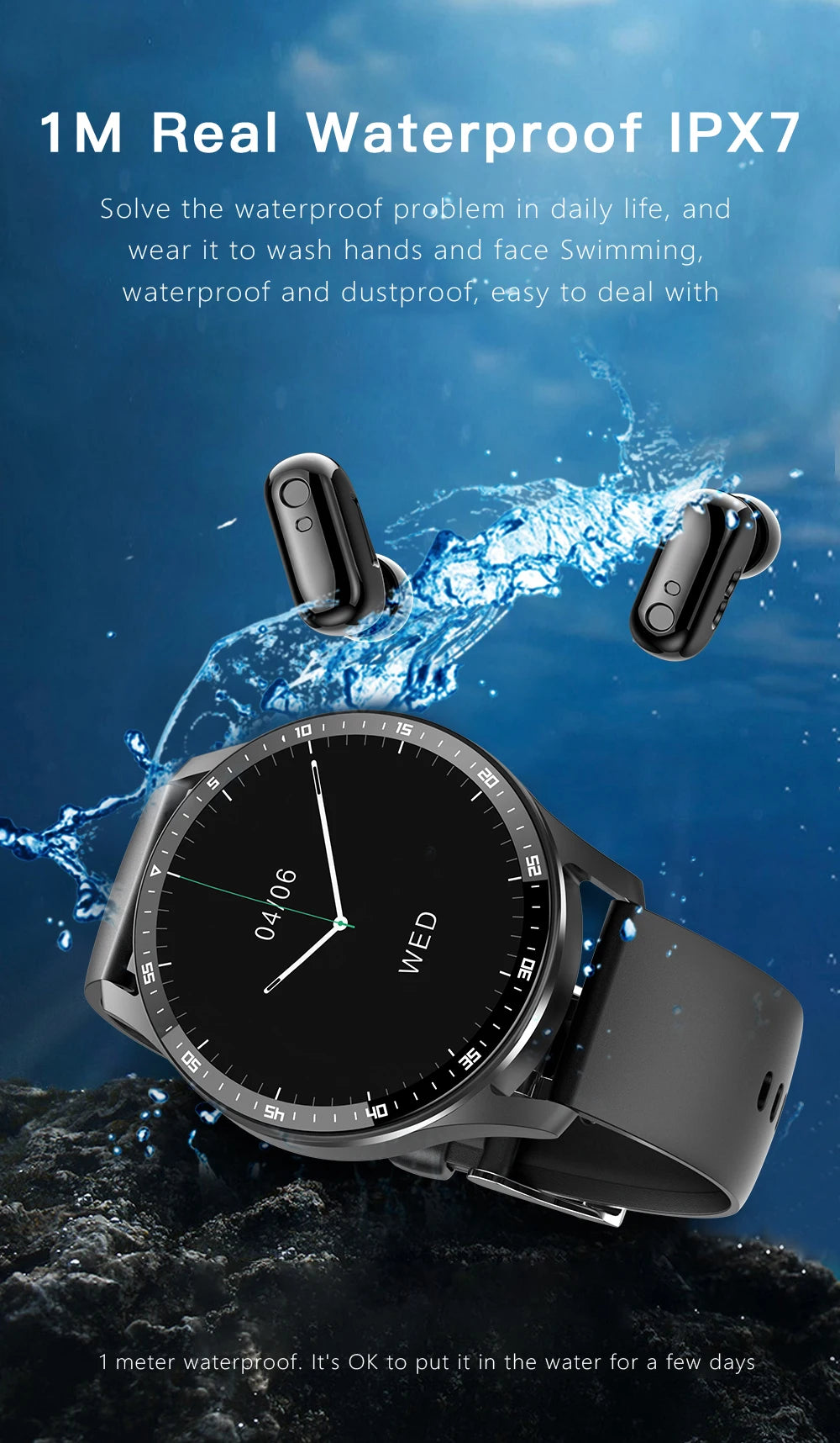 GEJIAN X7 Headset Smart Watch