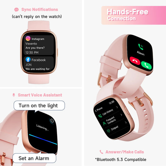 TOOBUR Smart Watch with Alexa Built-In