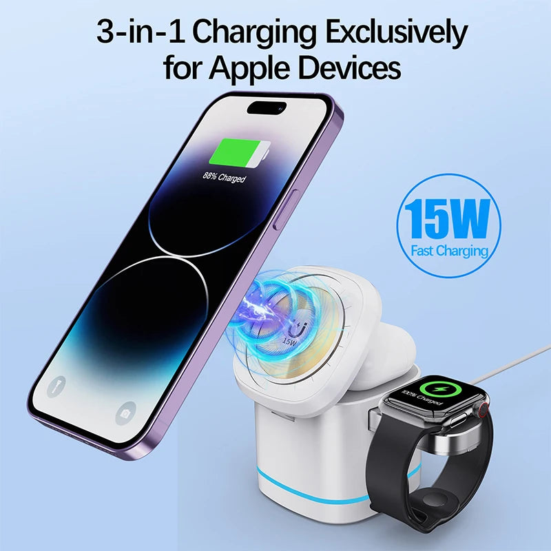 Transparent 3-in-1 Charger