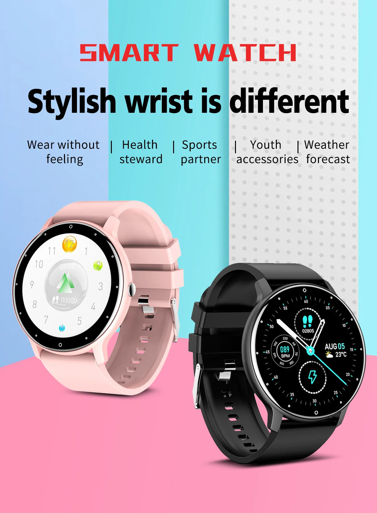 LIGE 2024 Ladies Smart Watch