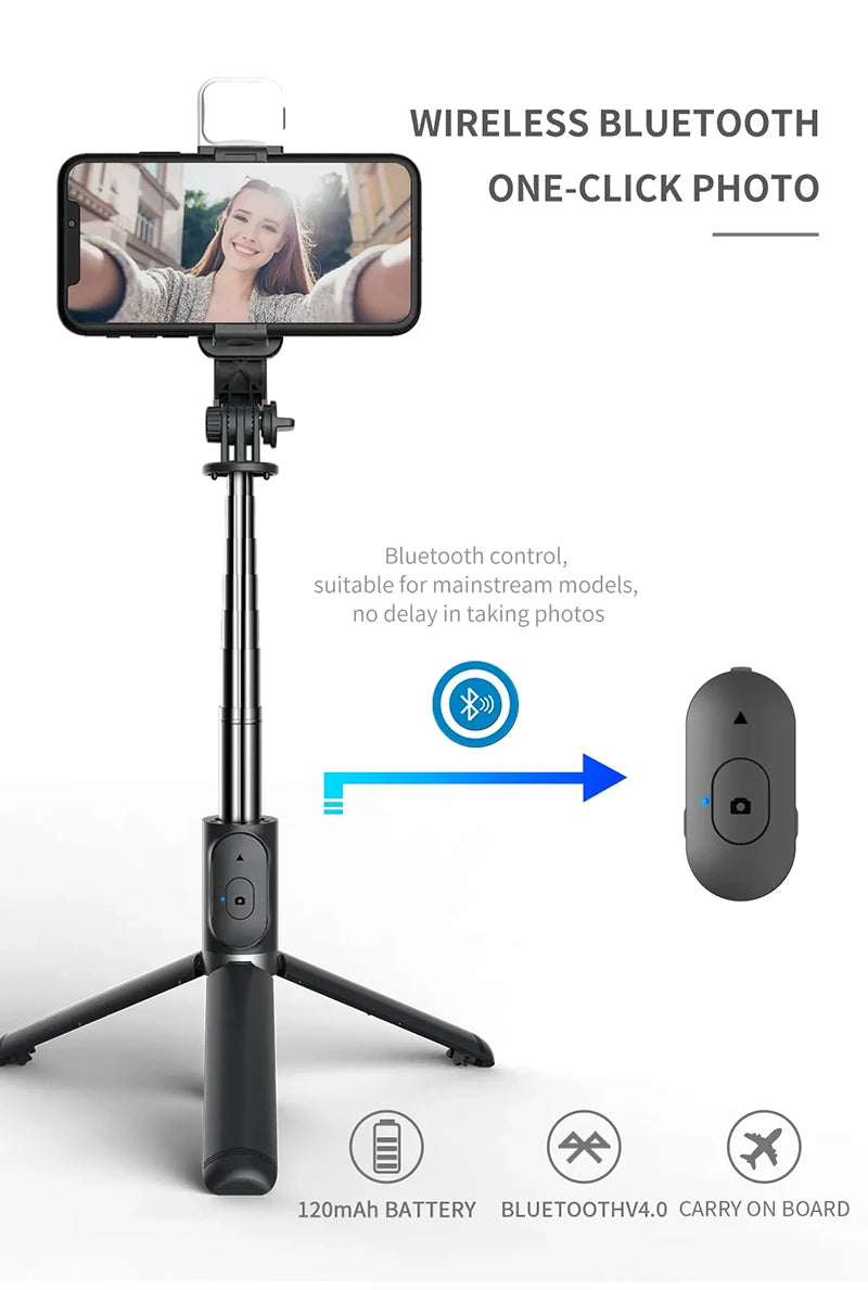 Lenovo Selfie Stick with LED Fill Light